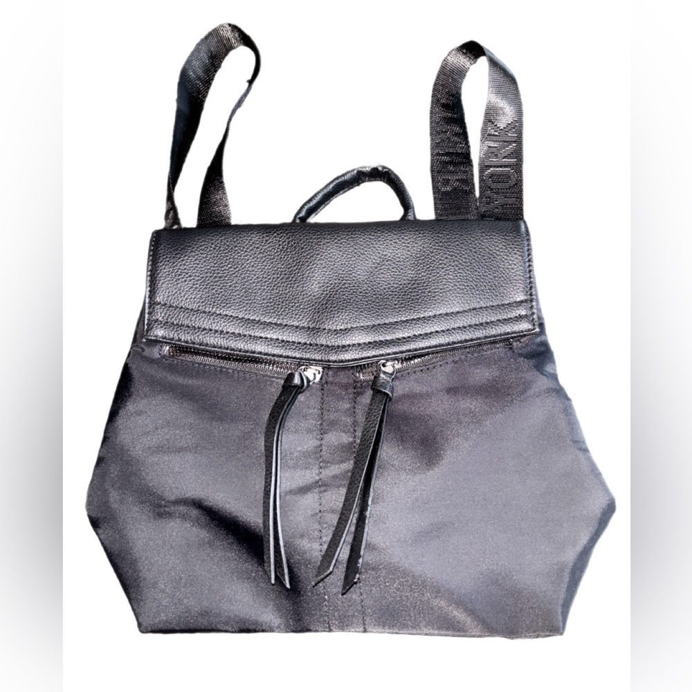 Botkier New York Trigger Mini Nylon Backpack in black.